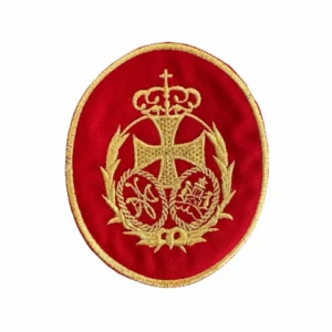 escudo de la hermandad de dulce nombre para tunica del domingo de ramos